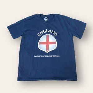 FIFA World Cup 2018 England National Team 🏴󠁧󠁢󠁥󠁮󠁧󠁿 T-Shirt | Size XL